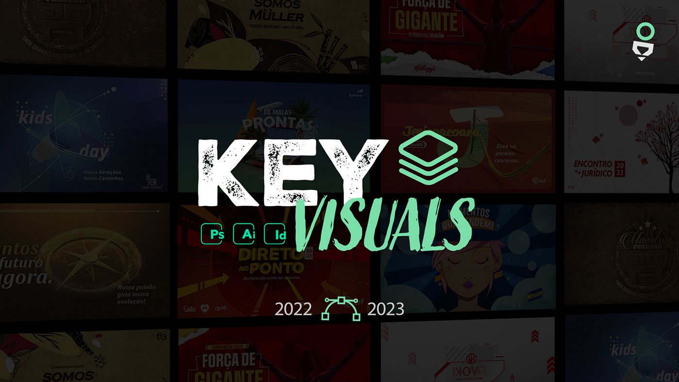 Seleção de KVs 2022 -2024: KVs (Key VIsual)